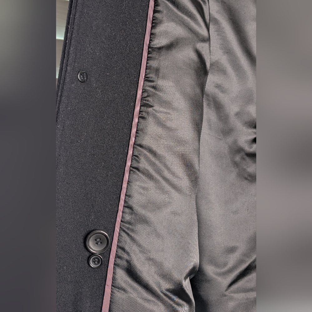 *MINT USED* Men's Black Peacoat Size Medium By G-iii Apparel - Picture 5 of 8